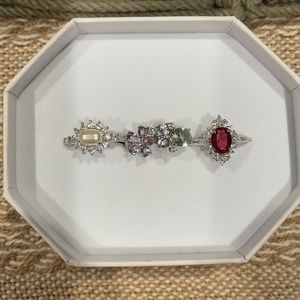 Beautiful gem rings